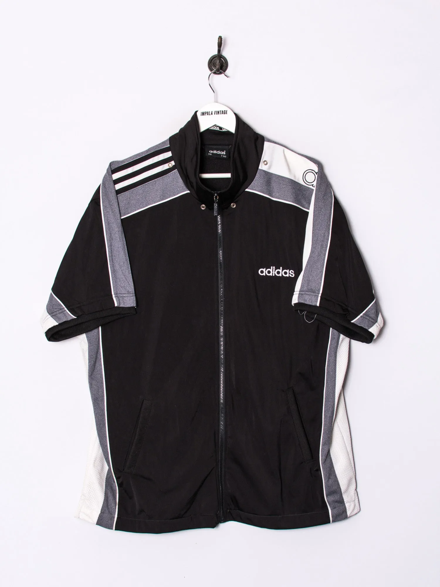 Adidas Black Short Sleeves Track Jacket
