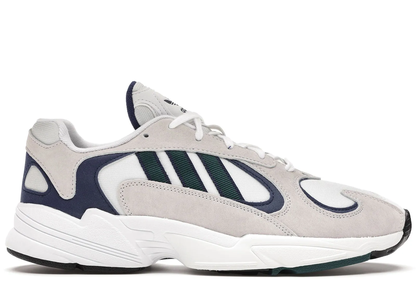 ADIDAS ORIGINALS YUNG1 WHITE NOBLE GREEN DARK BLUE