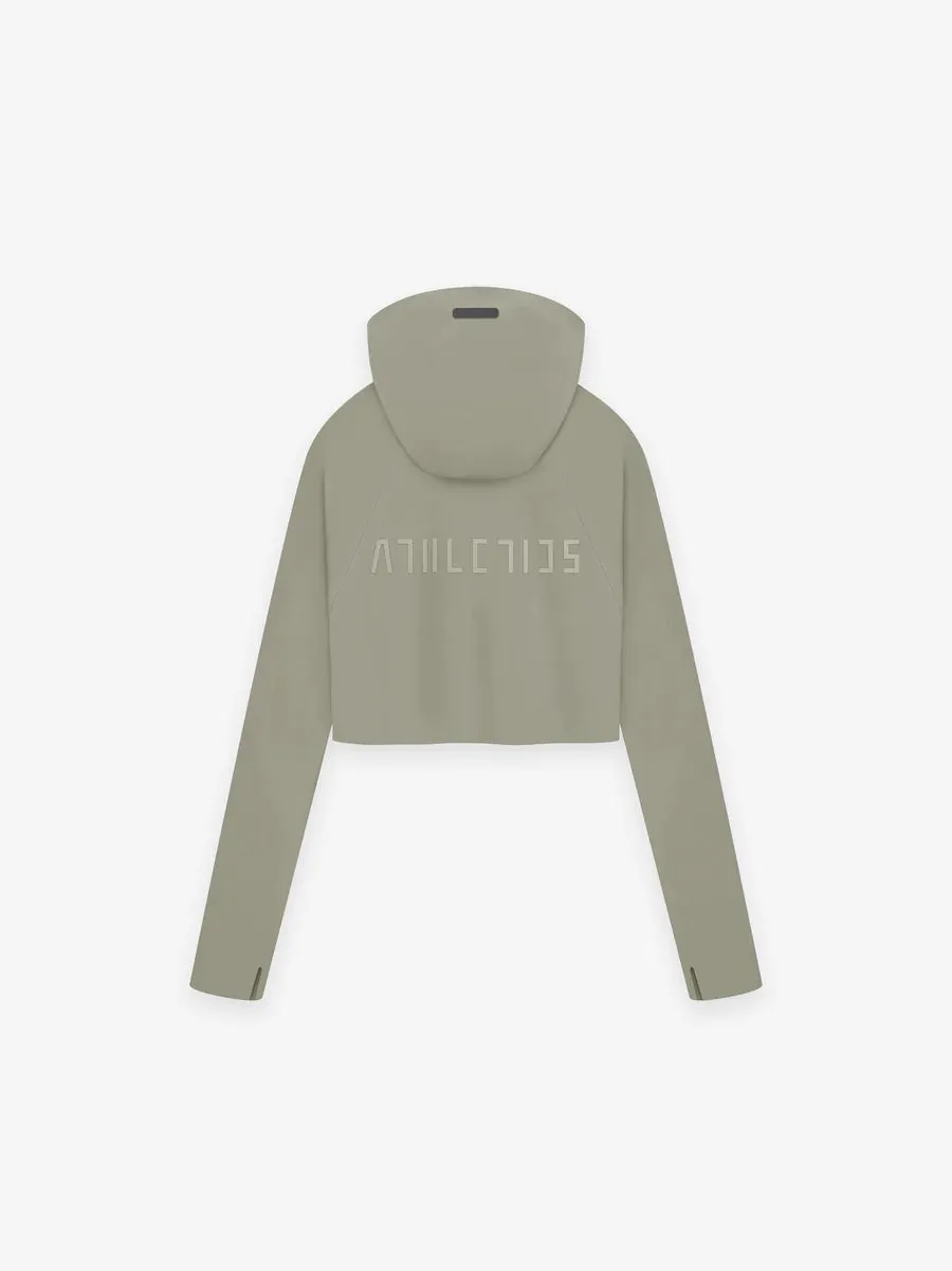 Adidas X Fear Of God Athletics Womens Base Layer Crop Hoodie Clay
