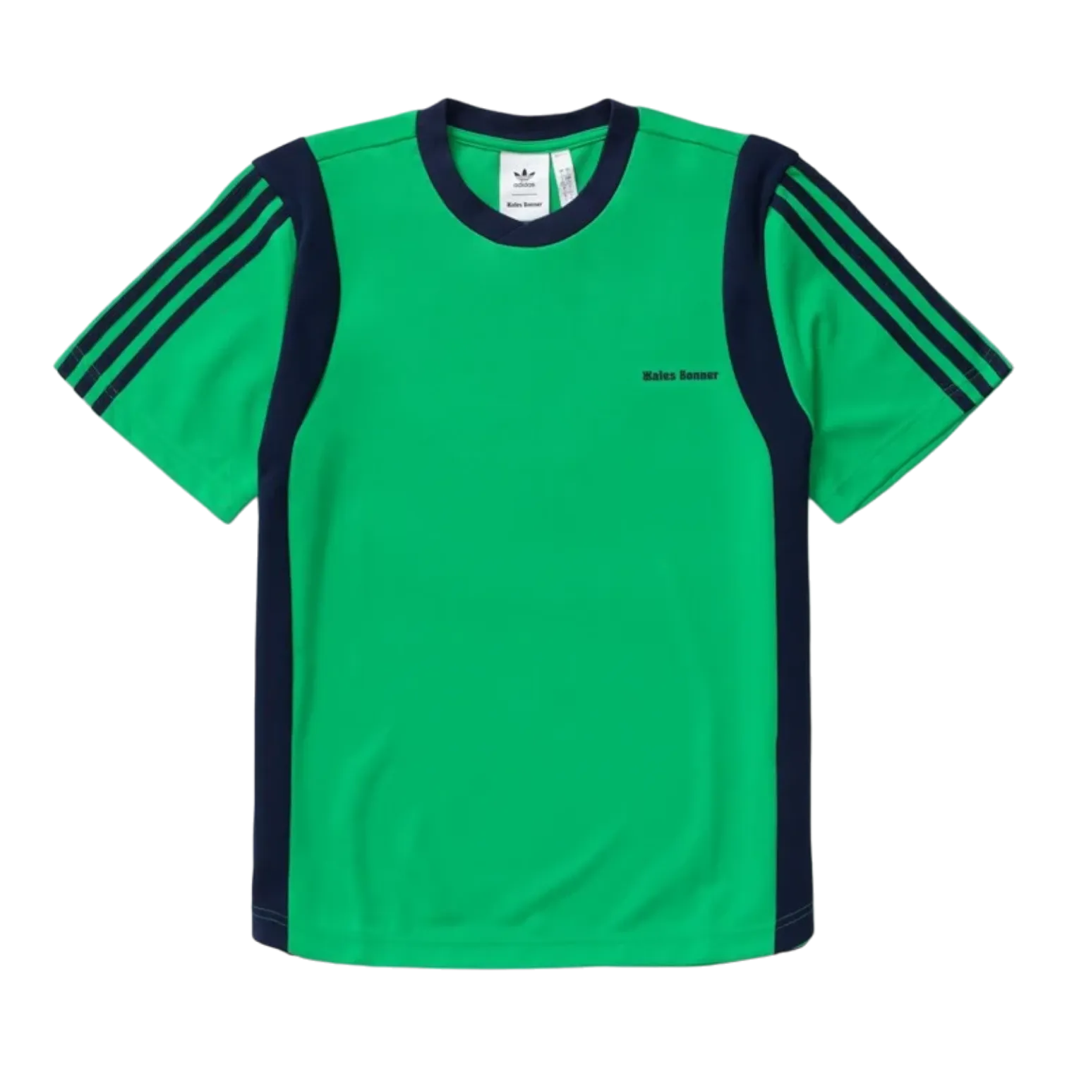 ADIDAS X WALES BONNER FOOTBALL TEE VIVID GREEN   IT9782