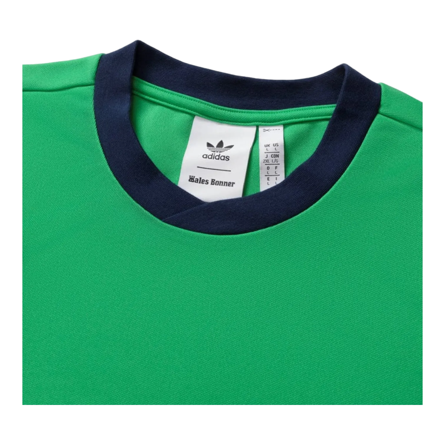 ADIDAS X WALES BONNER FOOTBALL TEE VIVID GREEN   IT9782