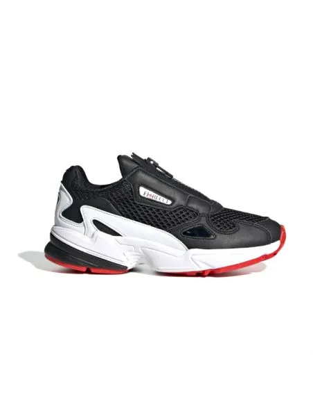 ADIDAS ZAPATILLAS FALCON ZIP MUJER  NEGRO