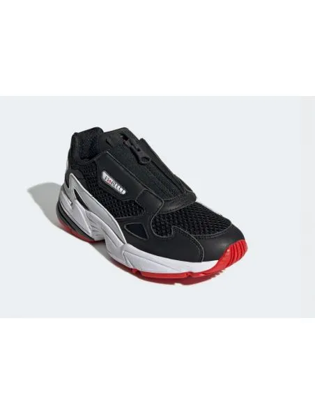 ADIDAS ZAPATILLAS FALCON ZIP MUJER  NEGRO