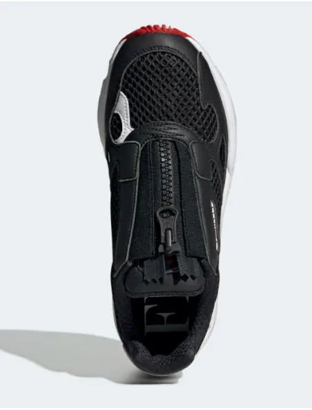 ADIDAS ZAPATILLAS FALCON ZIP MUJER  NEGRO