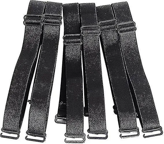 Adjustable Detachable Elastic Shoulder Strap Replacement Bands, 12mm Width, Pack of 3