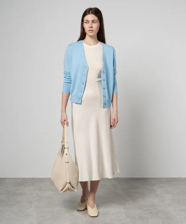 Allude Beige top made of wool