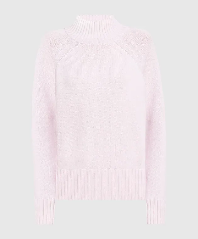 Allude Pink wool and cashmere sweater