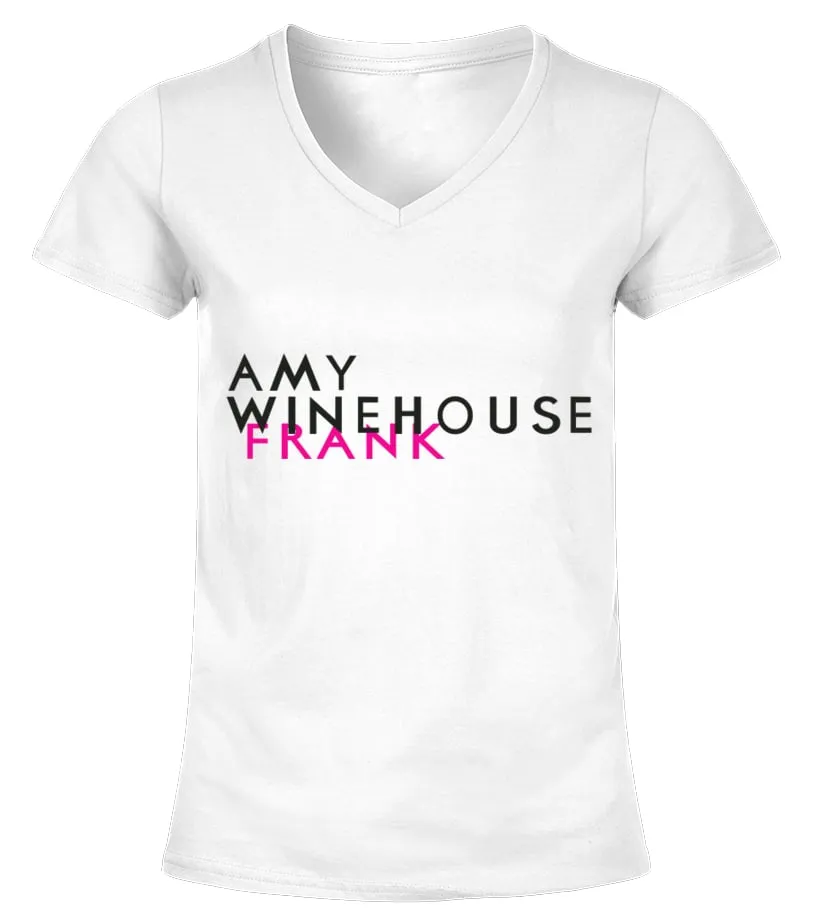 Amy Winehouse 7 WT Camiseta cuello pico Mujer