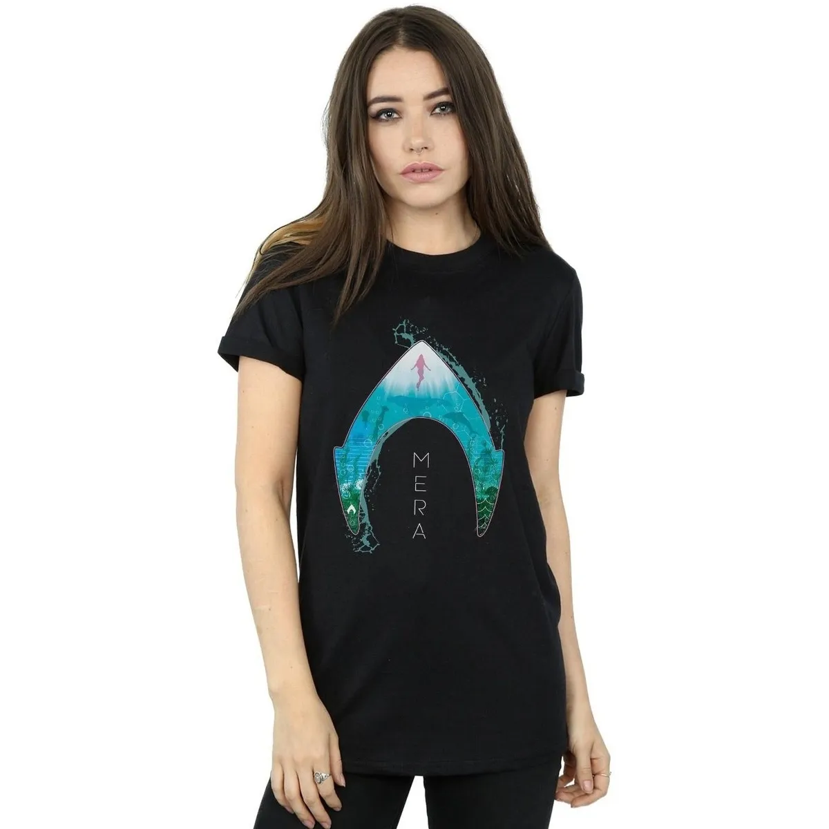 Aquaman Mera Ocean Logo