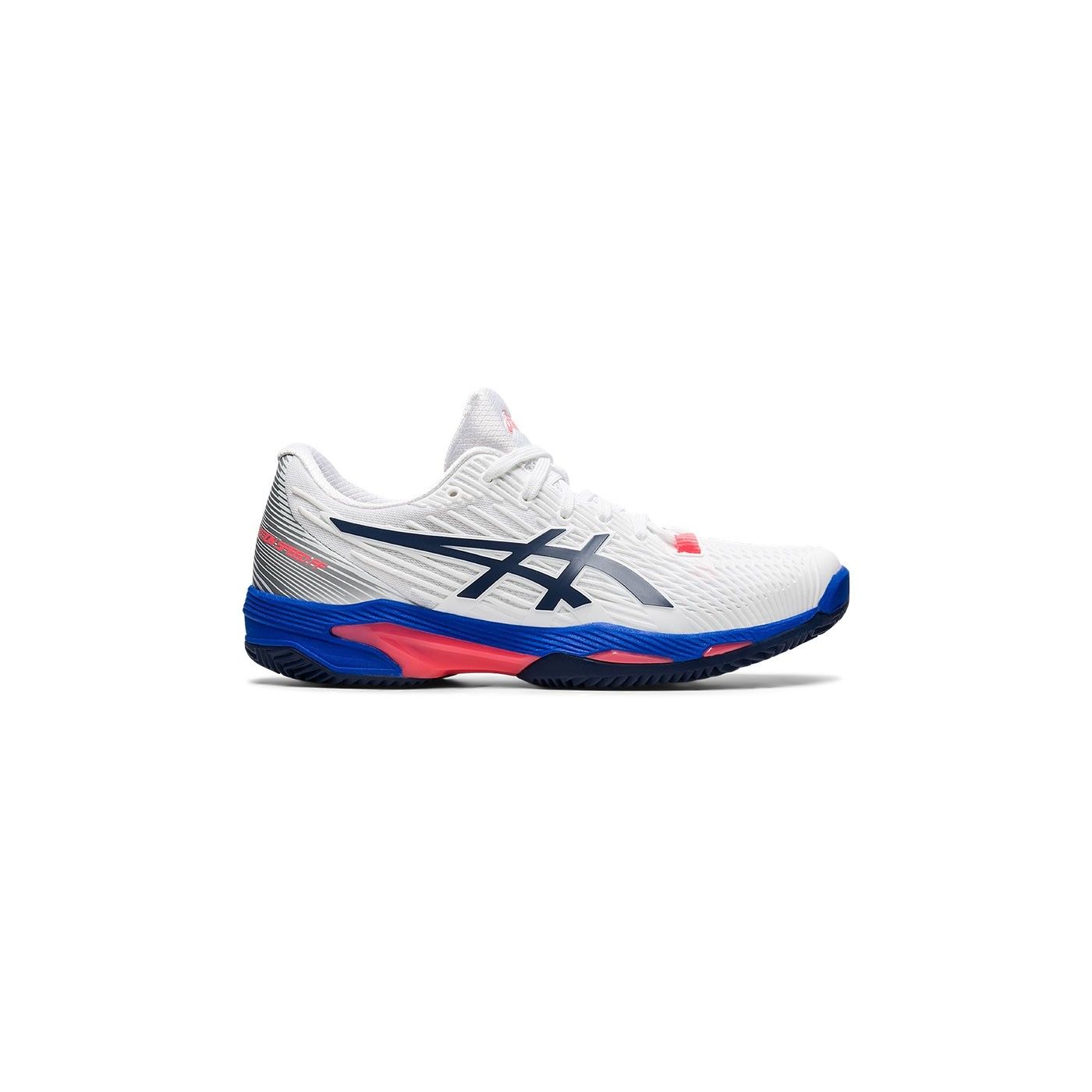 Asics Solution Speed Ff 2 Clay Blanco Azul Mujer 1042a134 102