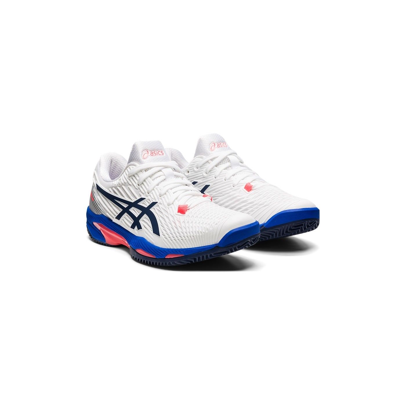Asics Solution Speed Ff 2 Clay Blanco Azul Mujer 1042a134 102
