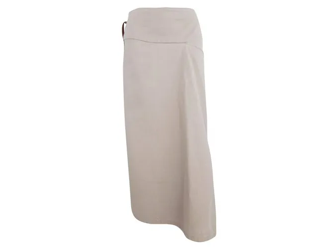 Autre Marque R por 45falda rpm Castaño Beige 