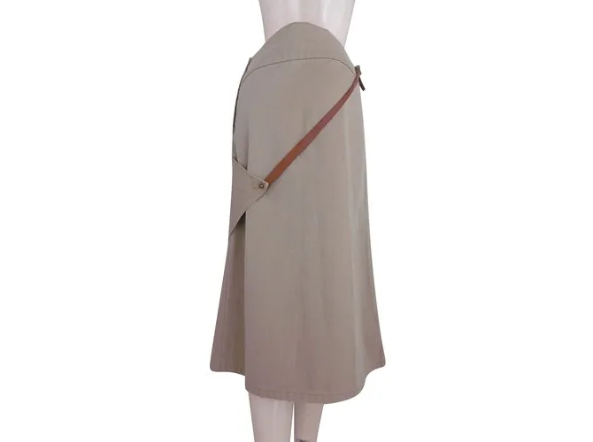 Autre Marque R por 45falda rpm Castaño Beige 