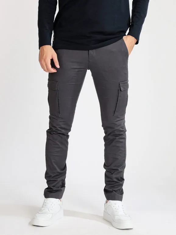 Baci & Abbracci Pantalón slim de hombre con bolsillos grandes