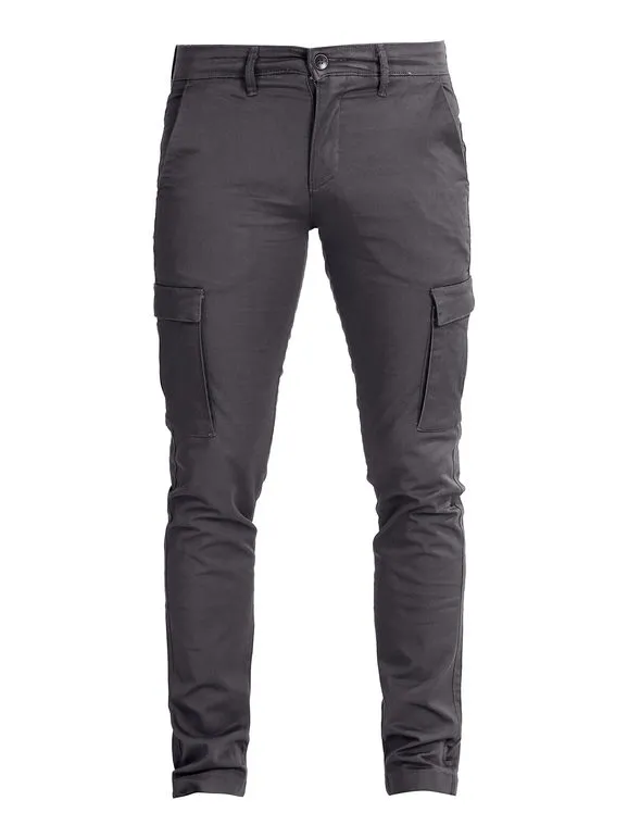 Baci & Abbracci Pantalón slim de hombre con bolsillos grandes
