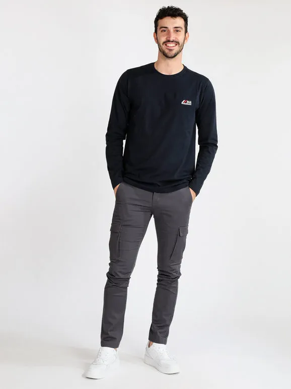 Baci & Abbracci Pantalón slim de hombre con bolsillos grandes