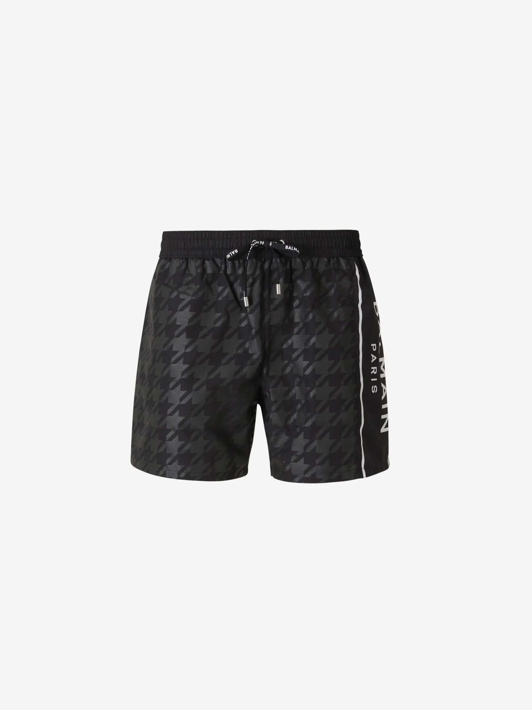 Balmain Bañador Logo Estampado
