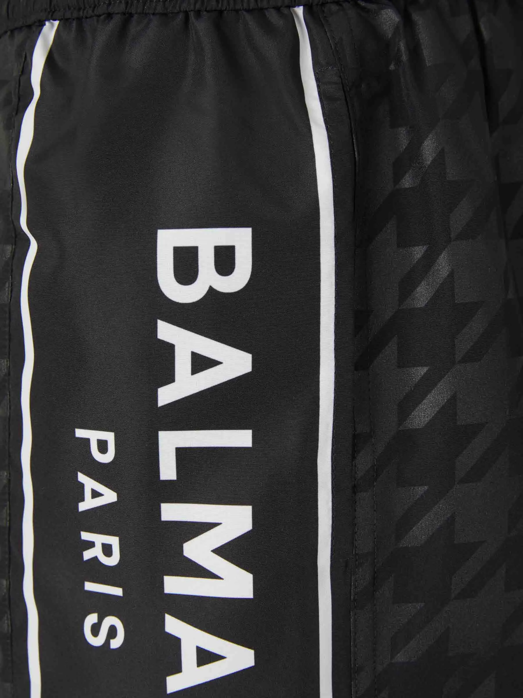 Balmain Bañador Logo Estampado