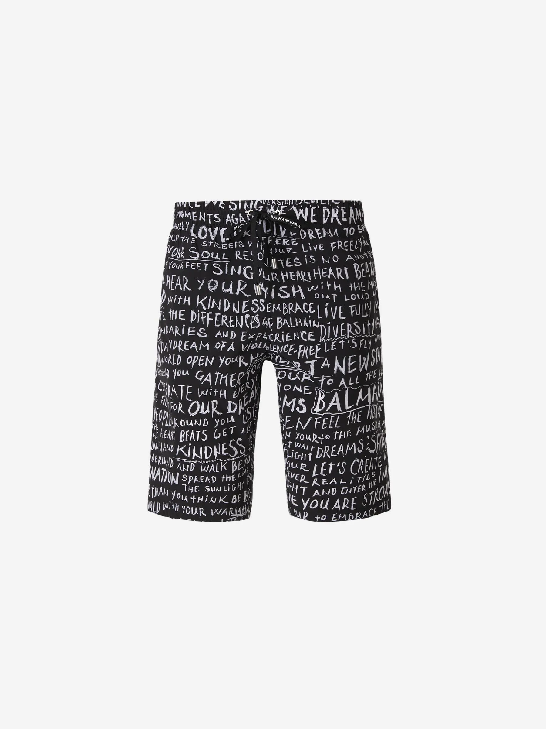 Balmain Bañador Logo Graffiti