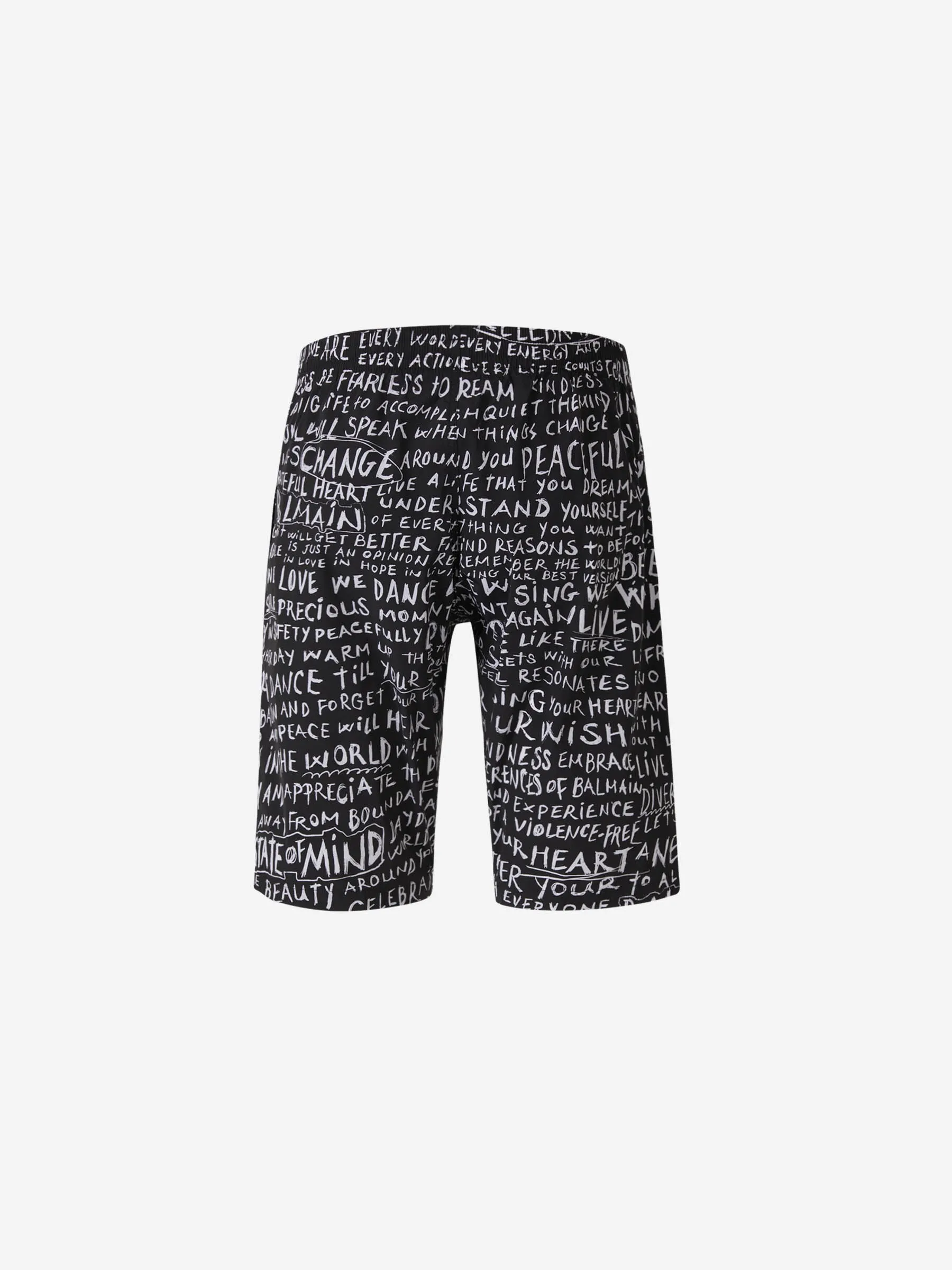 Balmain Bañador Logo Graffiti