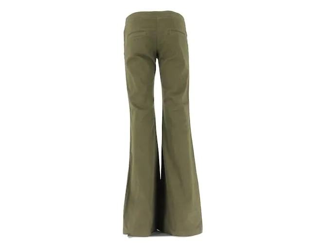 BALMAIN Pantalón T.fr 40 Algodón Caqui 