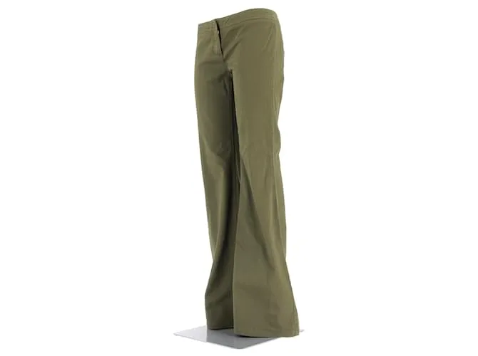 BALMAIN Pantalón T.fr 40 Algodón Caqui 