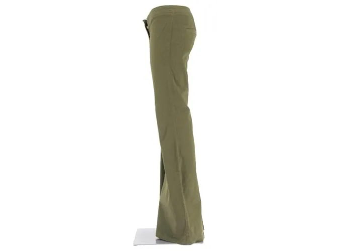 BALMAIN Pantalón T.fr 40 Algodón Caqui 