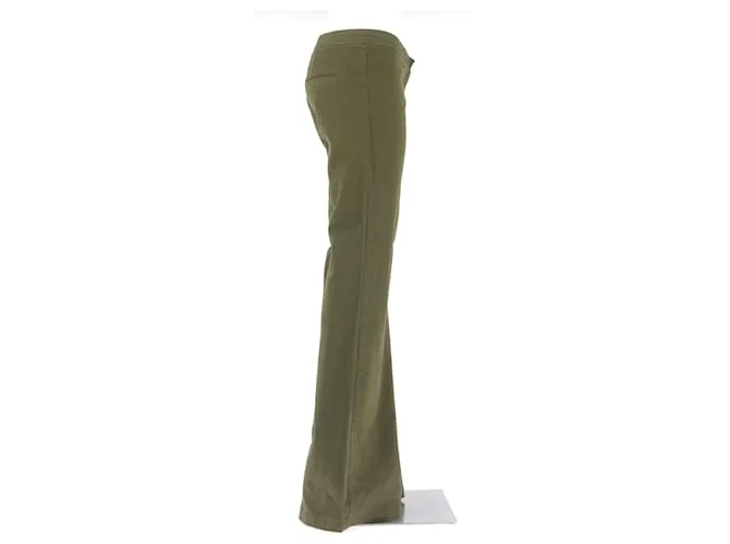 BALMAIN Pantalón T.fr 40 Algodón Caqui 