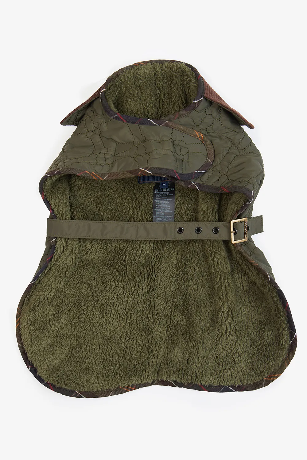 Barbour Abrigo Bone Quilted Dog
