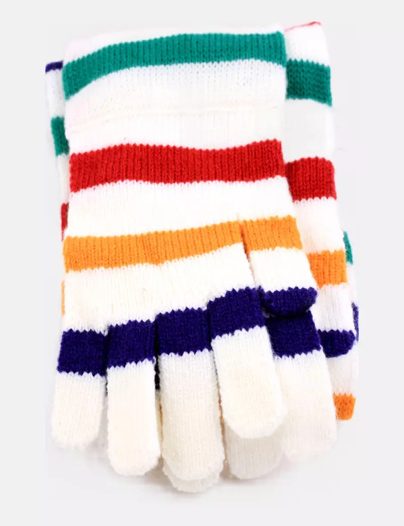 Benetton Bufanda punto rayas multicolor