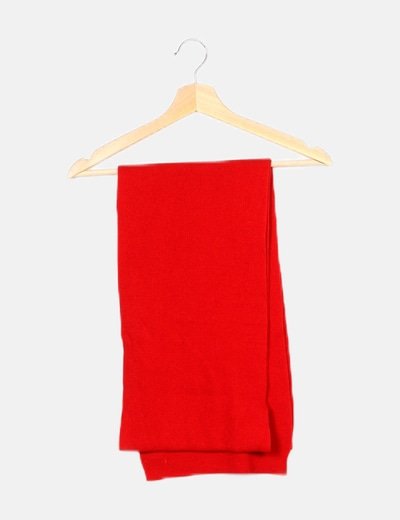Benetton Bufanda roja básica