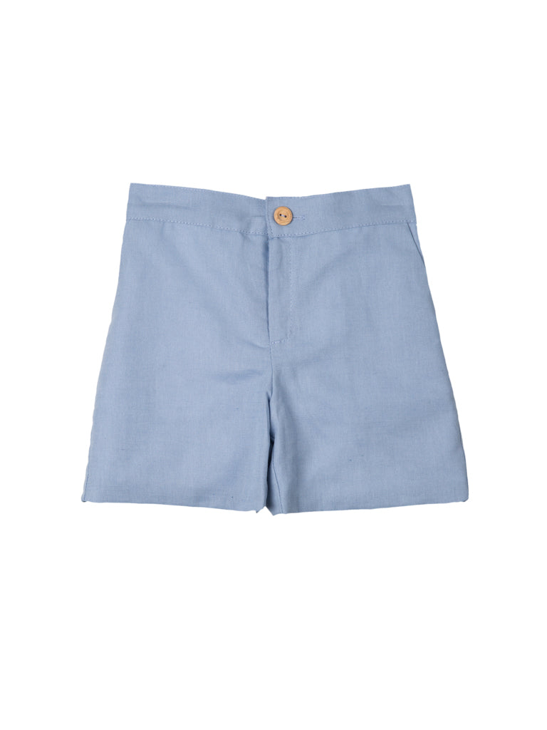 Bermuda lino azul