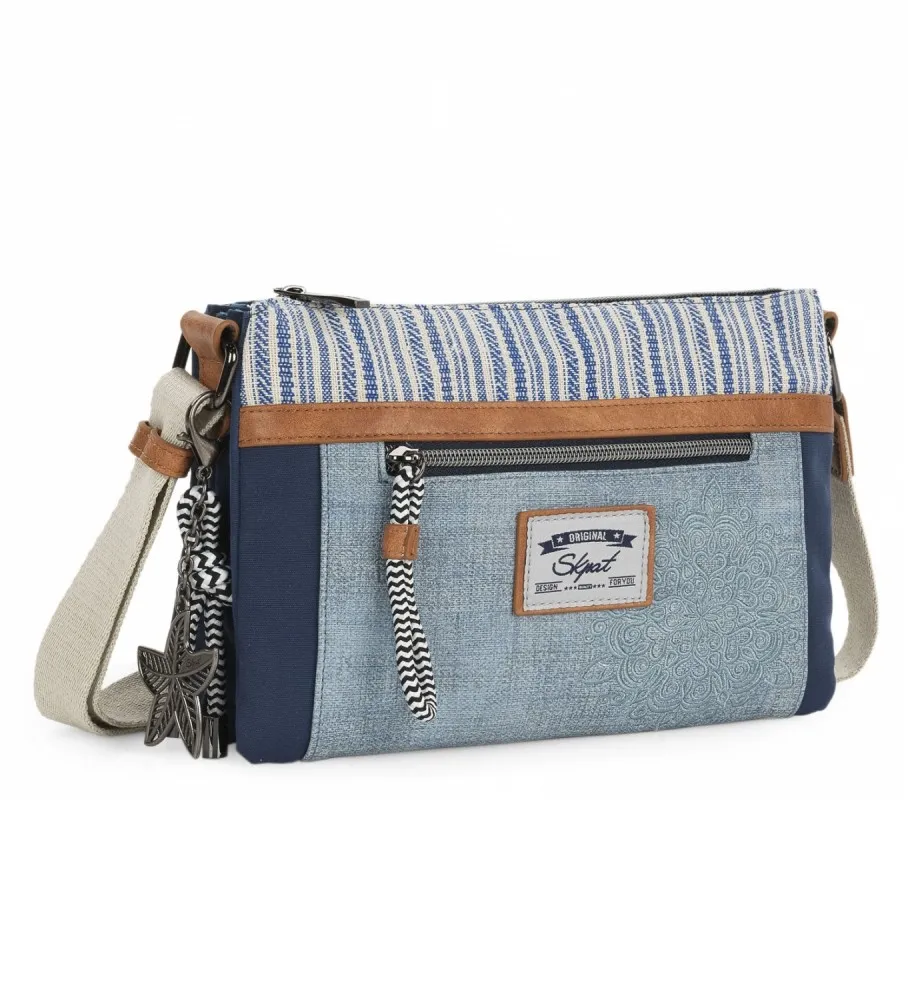 BOLSO BANDOLERA 314415 AZUL 25X18X6CM