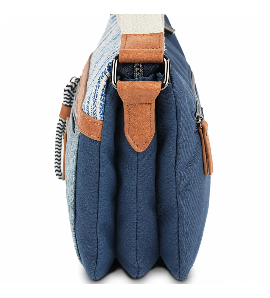 BOLSO BANDOLERA 314415 AZUL 25X18X6CM