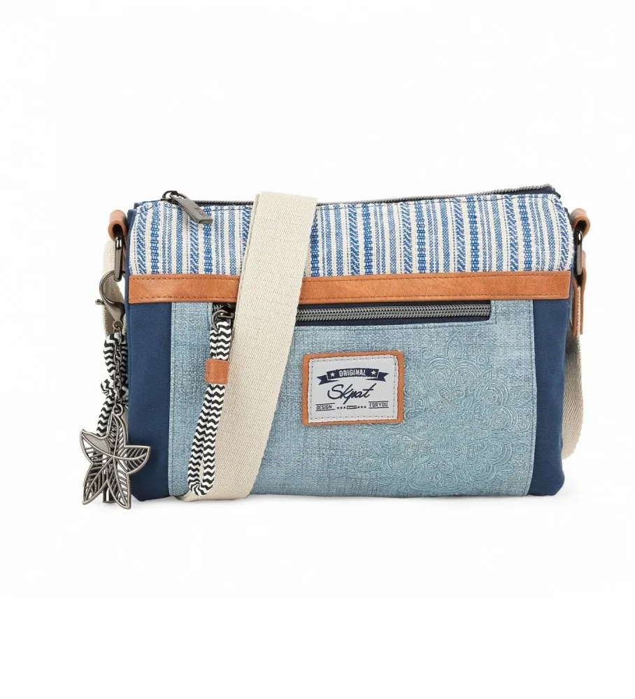 BOLSO BANDOLERA 314415 AZUL 25X18X6CM