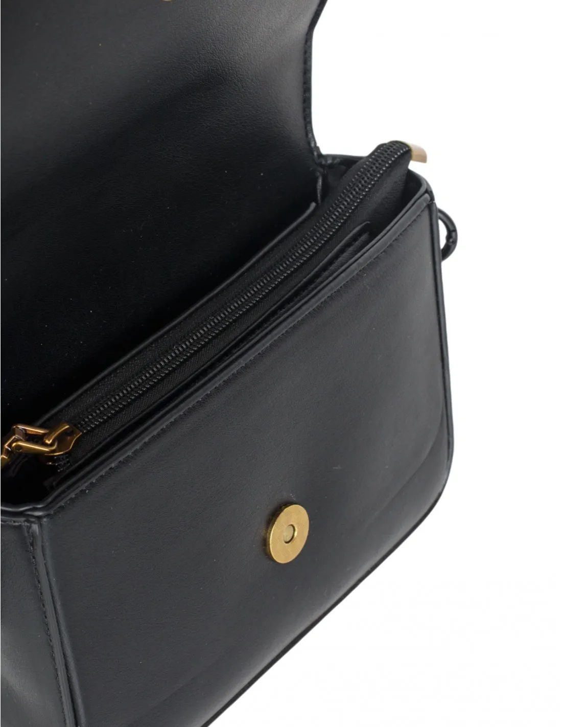 Bolso Bandolera Correa Cuerda Negro