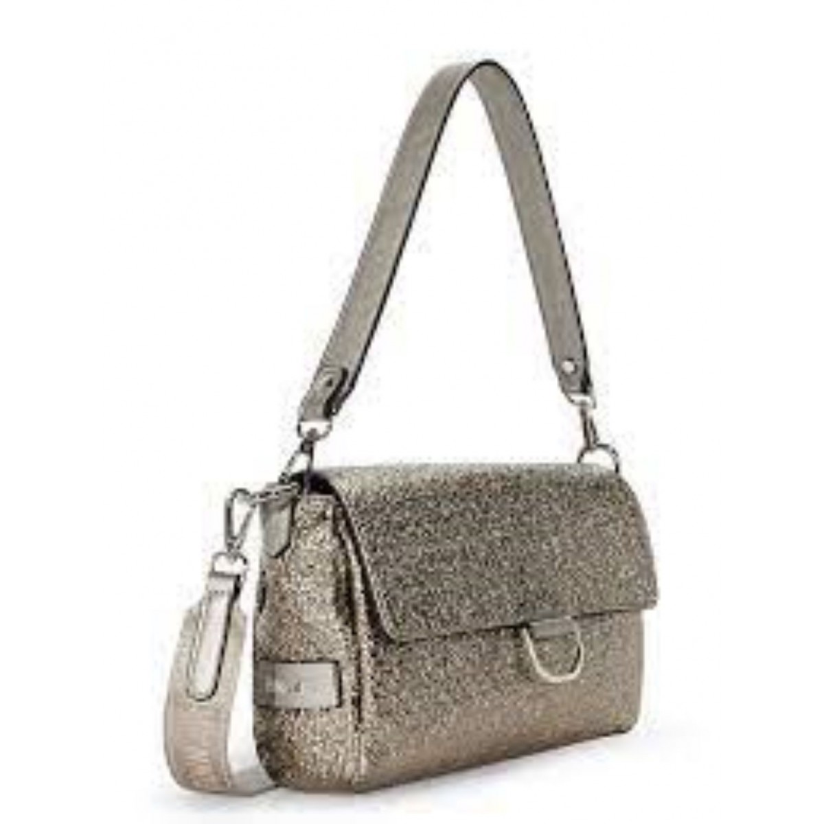 Bolso Binnari metalizado Moura mujer en plata y bronce Cnp19650