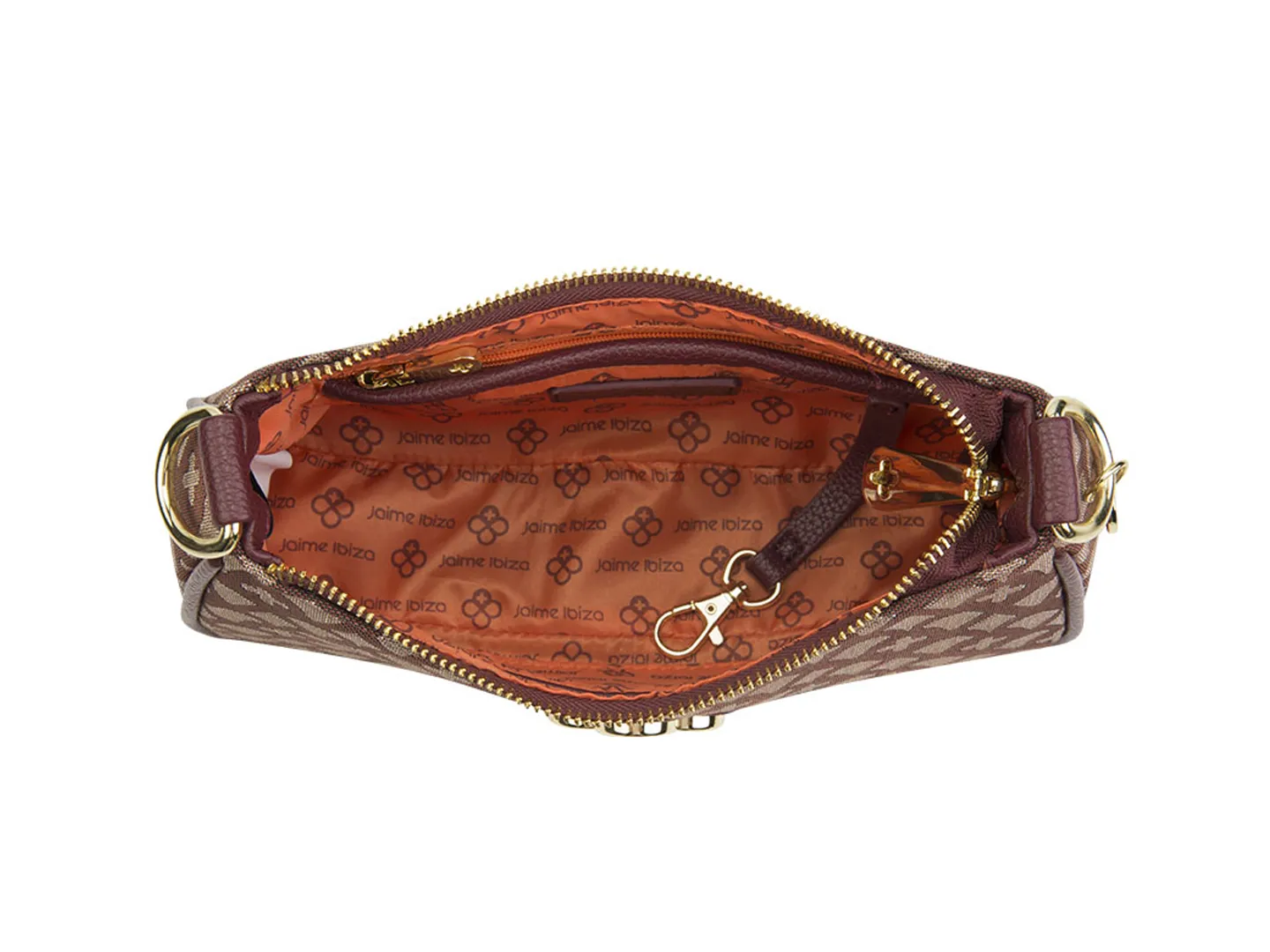 Bolso Chico Jaime Ibiza Ji1903 Color Merlot