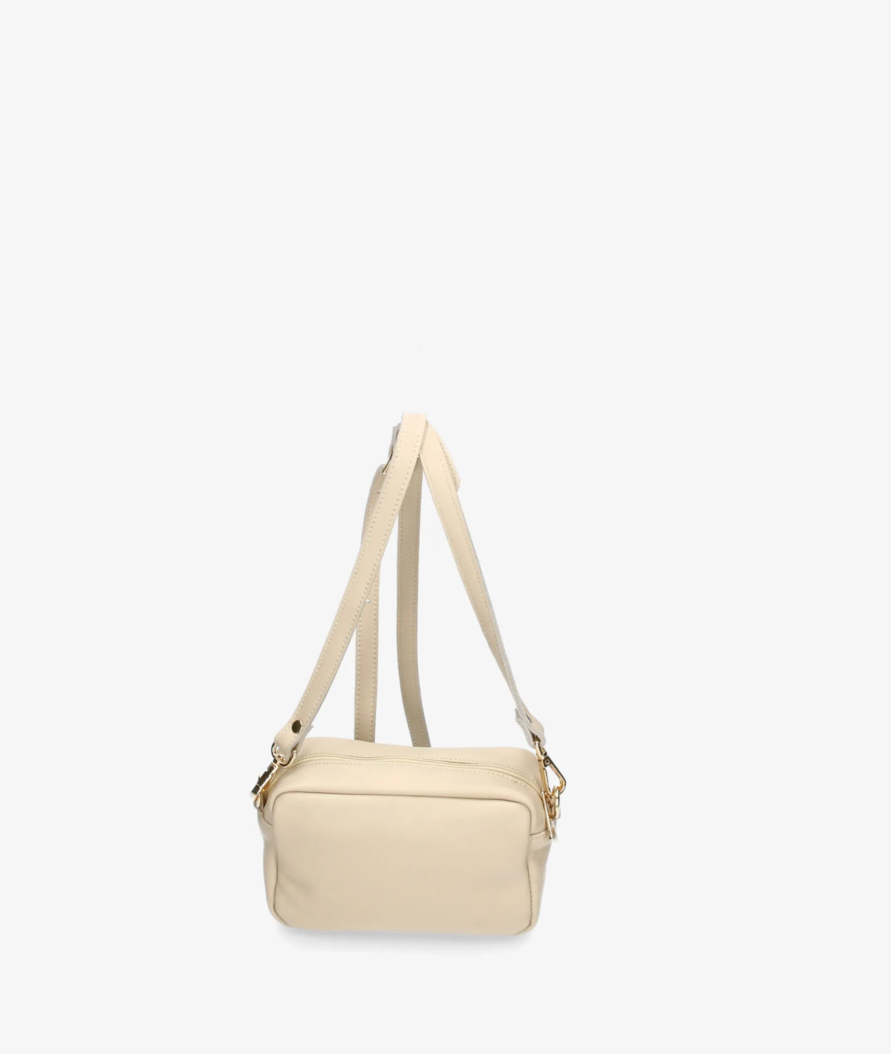 Bolso de piel bloom&you BLOOM CROSS MINI en beige  Medidas 17 x 11 x 6 cmts