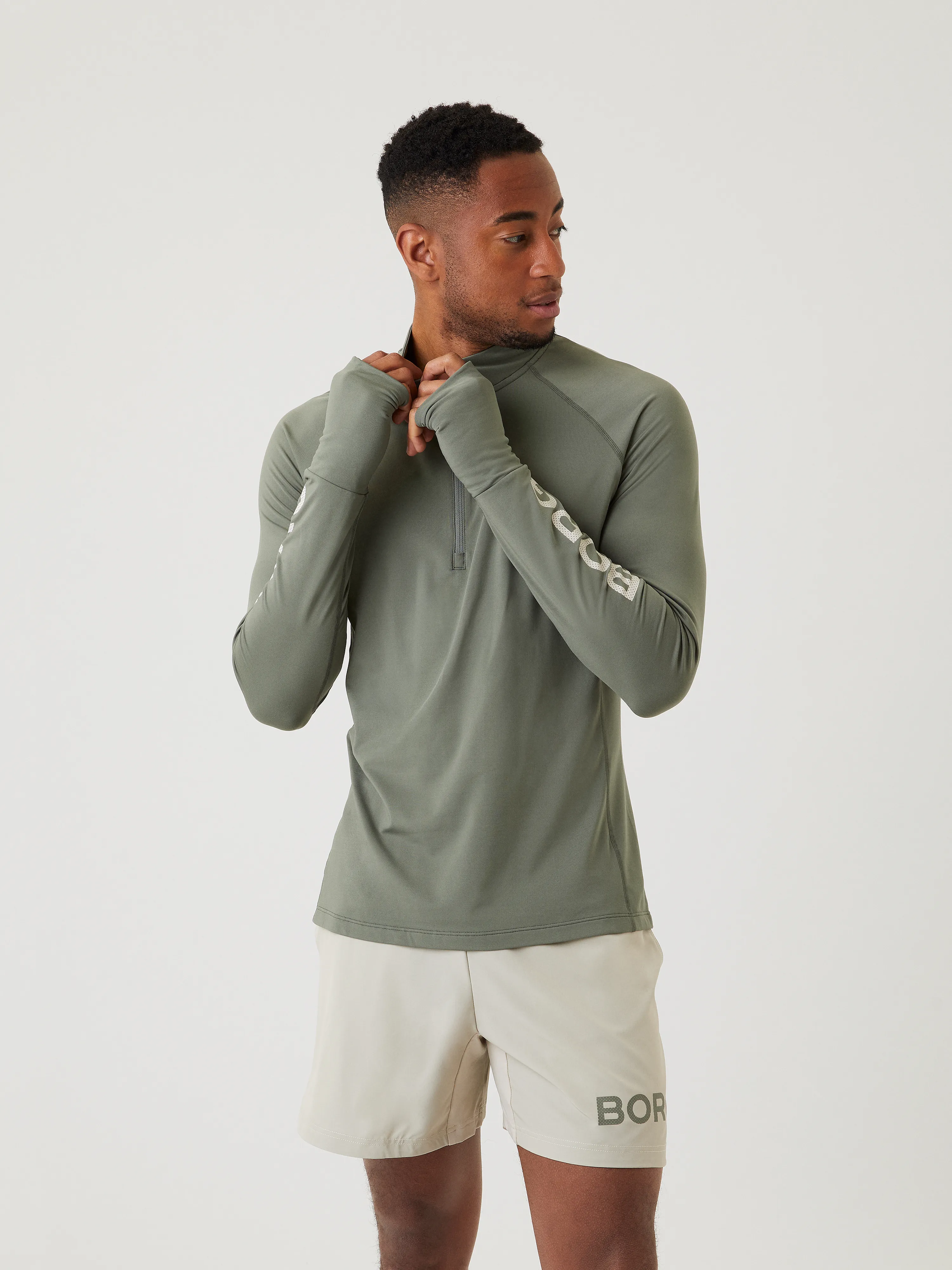 Borg Midlayer Half Zip