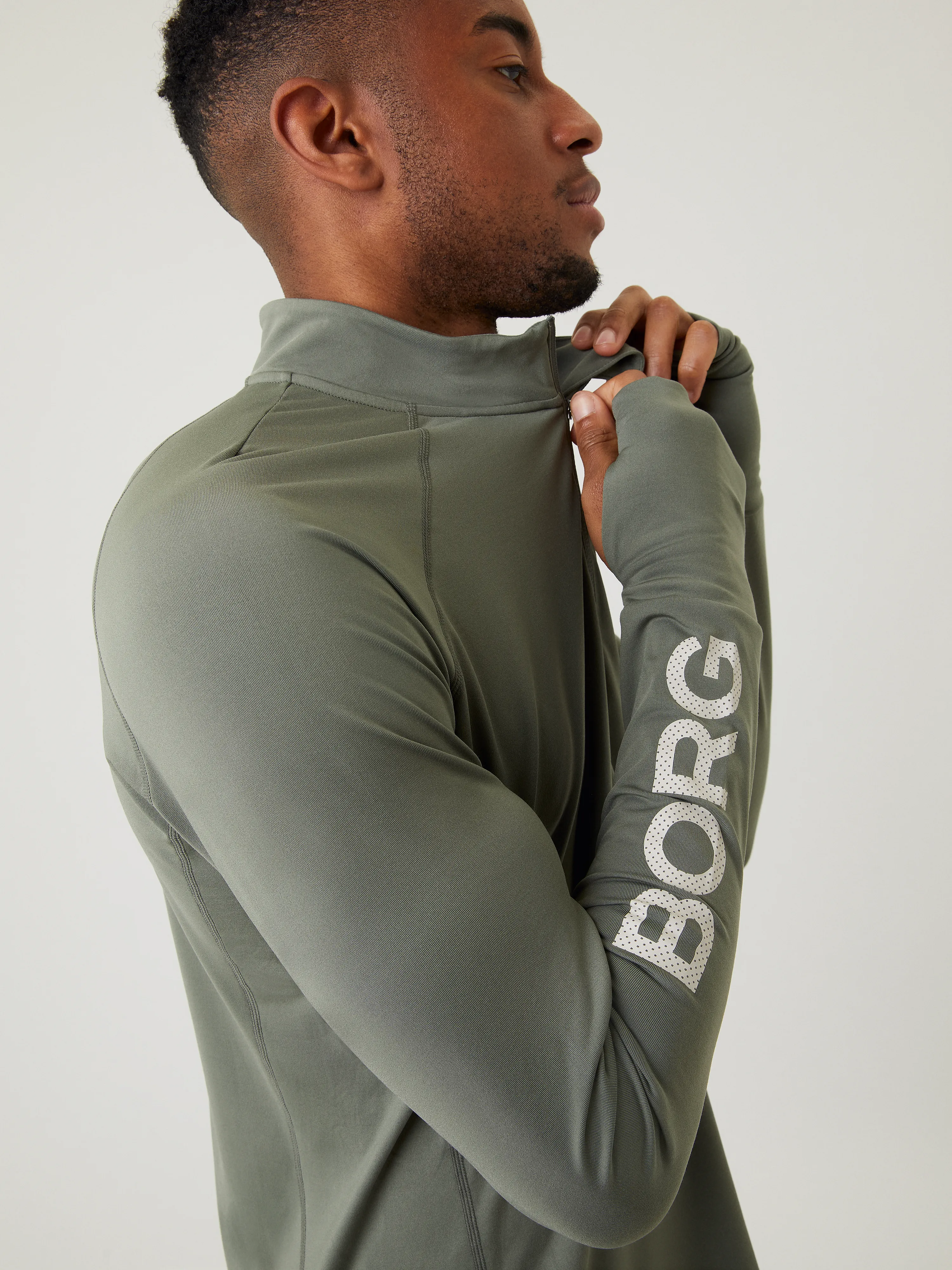 Borg Midlayer Half Zip