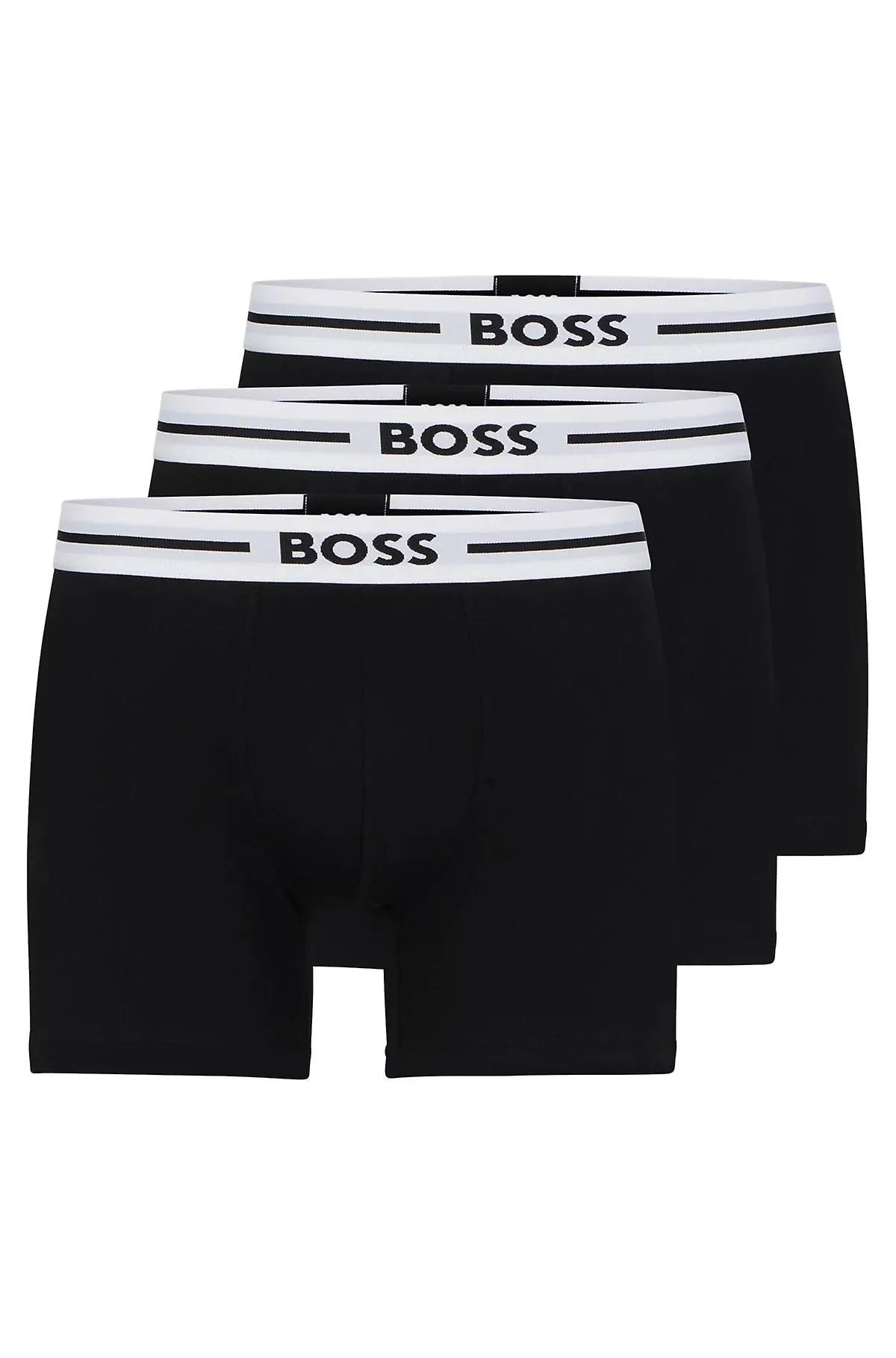 BOSS 3 PACK OF STRETCH COTTON BOXER BRIEFS  001