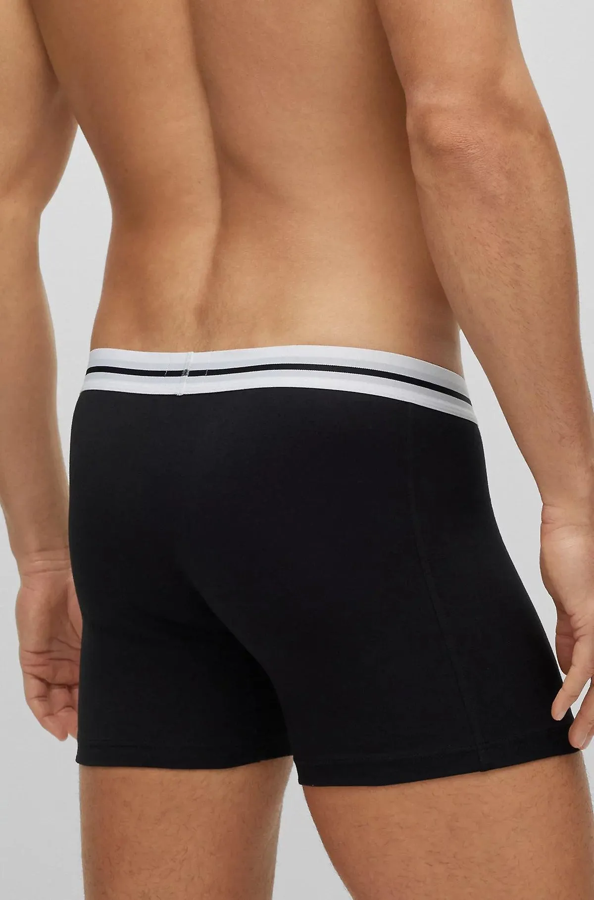 BOSS 3 PACK OF STRETCH COTTON BOXER BRIEFS  001