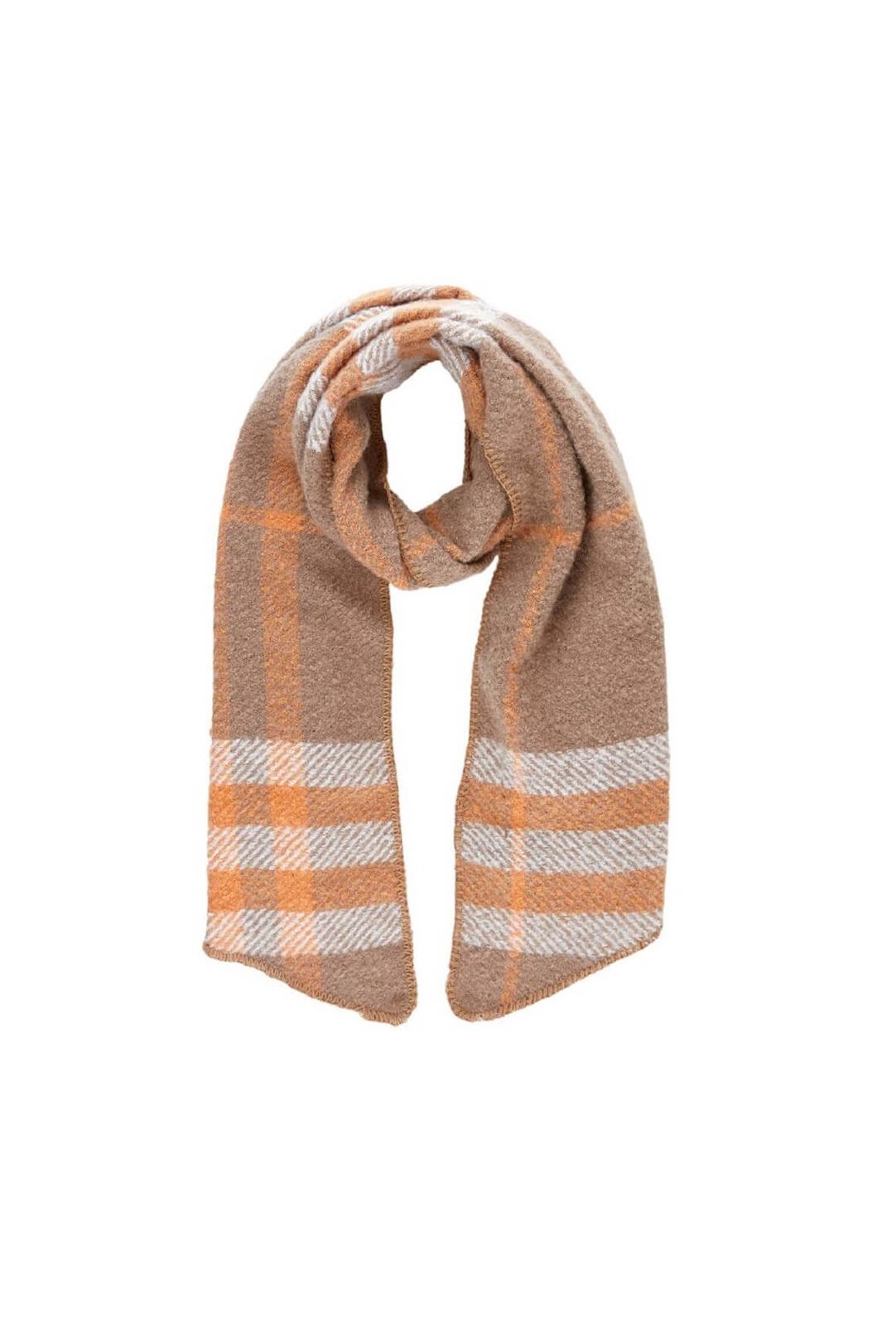 BUFANDA CUADROS PCFABINE CAMEL