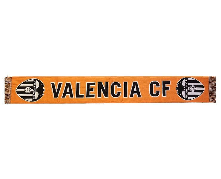 Bufanda del Valencia CF color naranja modelo clásico