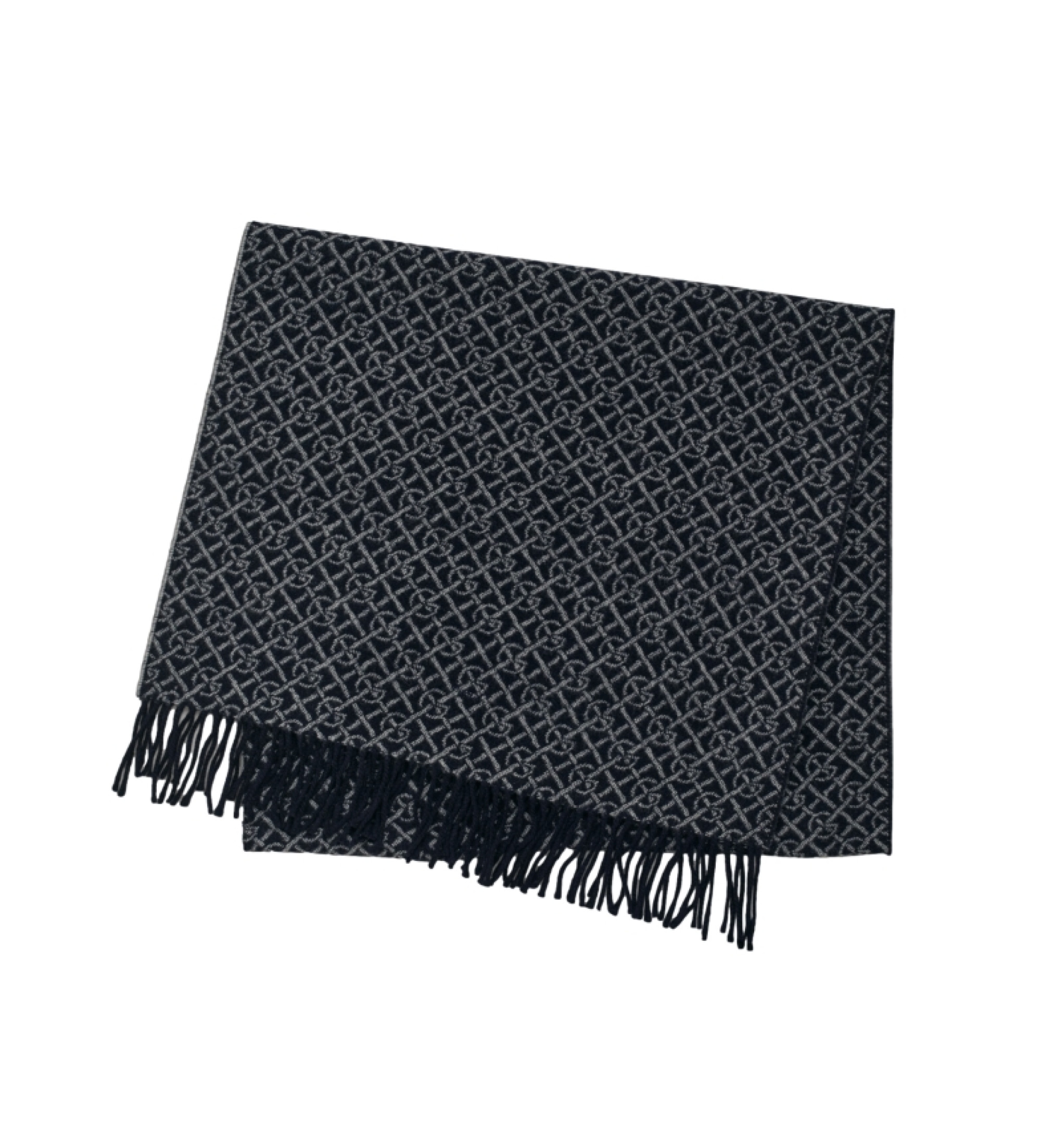 Bufanda G Patterned marino
