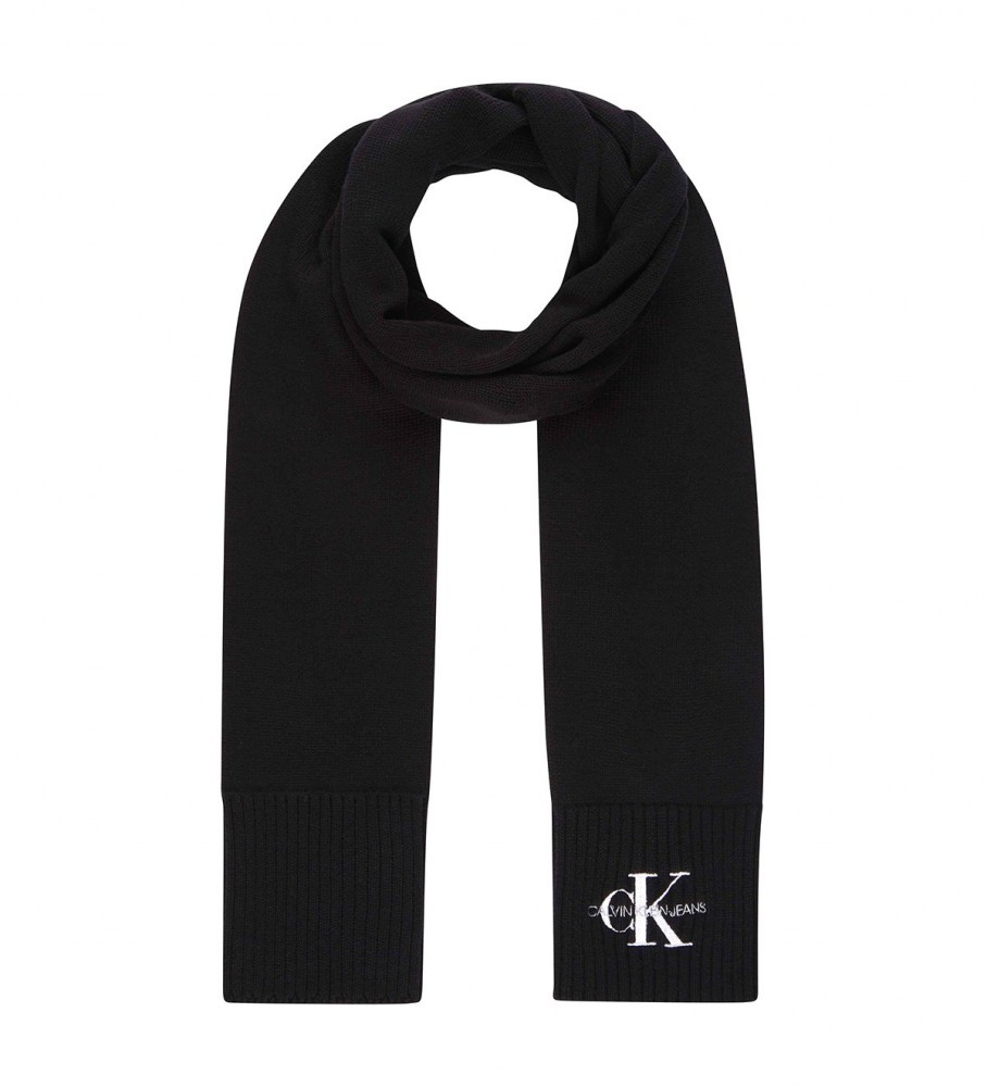 Bufanda Monologo Embrodery negro