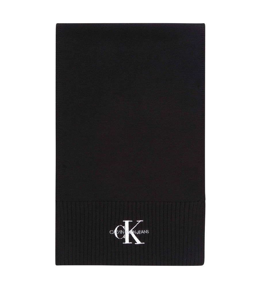Bufanda Monologo Embrodery negro