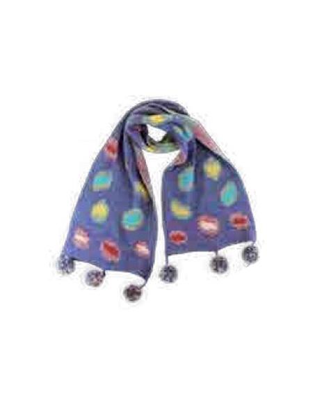 bufanda privata circles multicolor azul