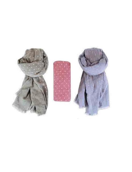bufanda privata topitos varios colores